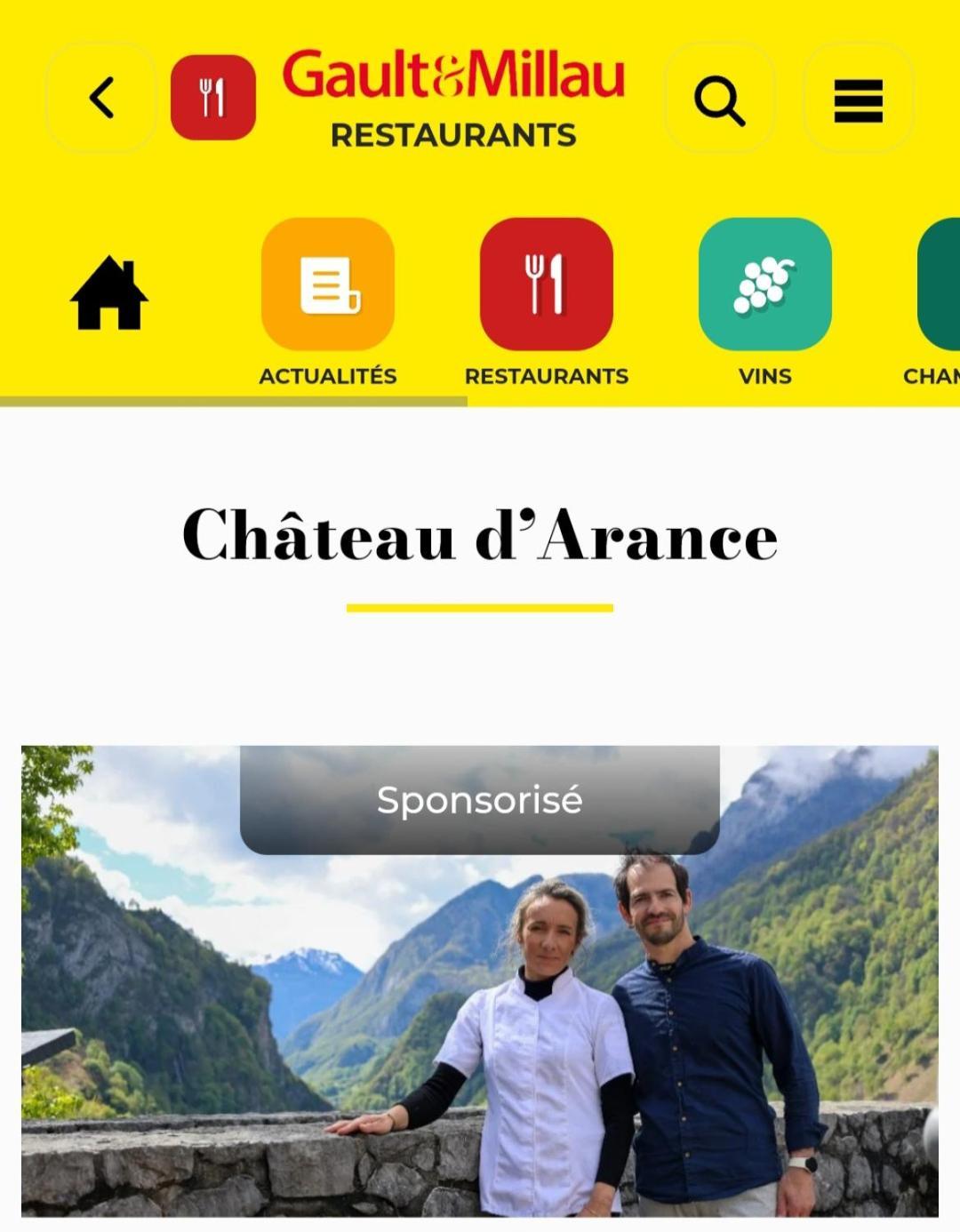 Chateau D'Arance Hotel Restaurant Espace Bien-Etre Cette-Eygun Экстерьер фото